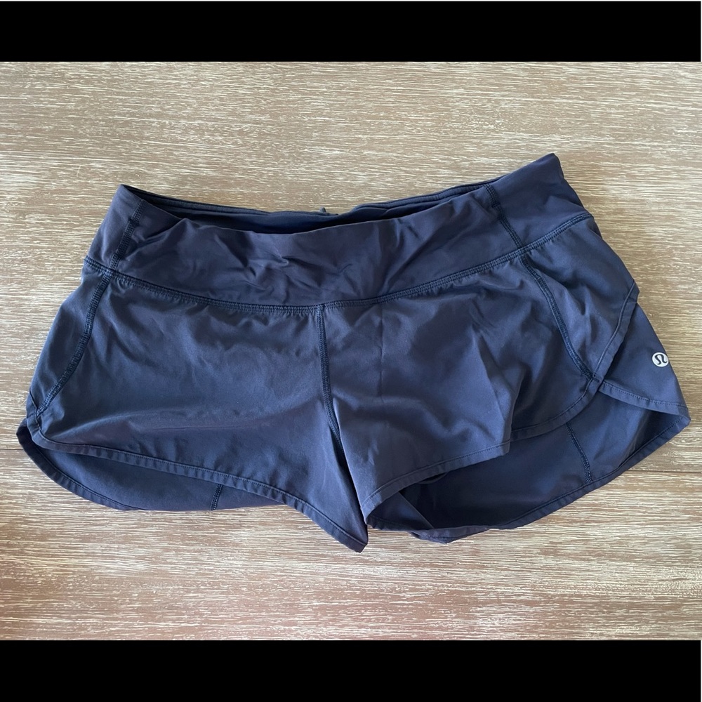 Lululemon speed shorts excellent shape size 8 only worn a couple times.
